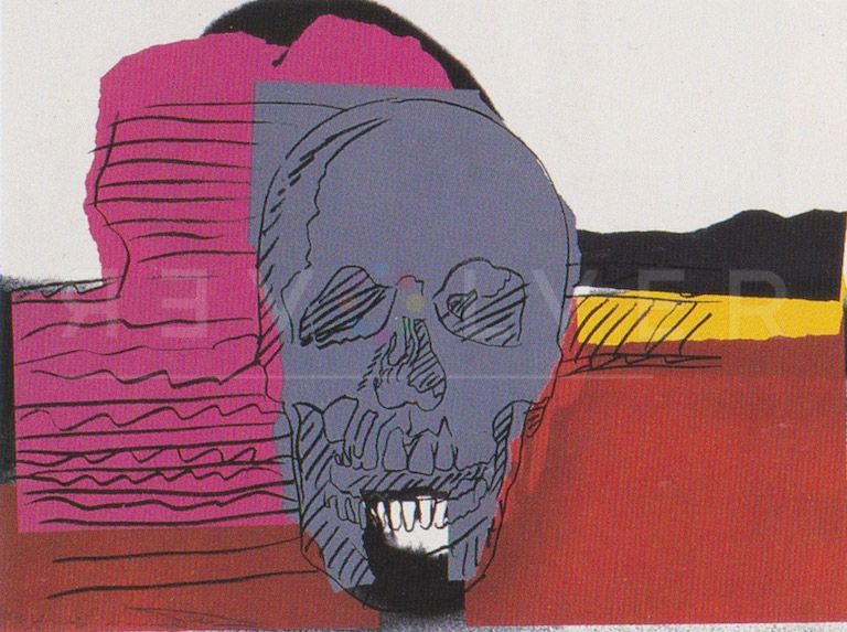 Serigrafia Warhol - Skull (FS II.159)
