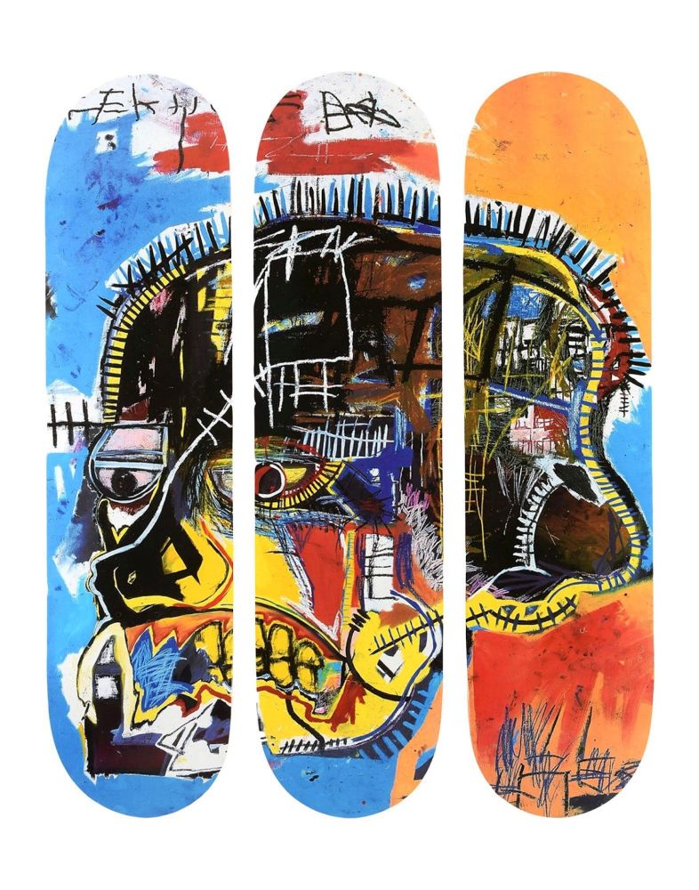 Multiplo Basquiat - Skull Skateboards
