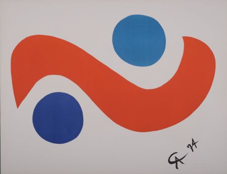 Litografia Calder - Skybird, 1974