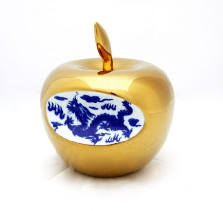 Ceramica Lihong - Small Apple – gold