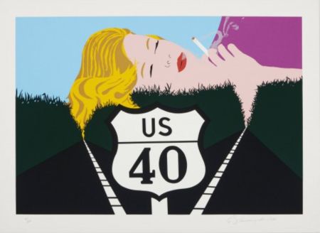Serigrafia D'arcangelo - Smoke Dreams
