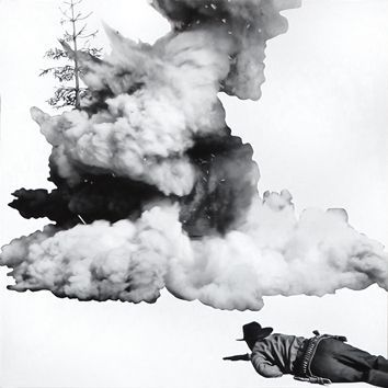 Litografia Baldessari - Smoke, Tree, Shadow and Person