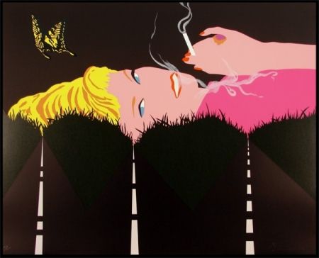 Serigrafia D'arcangelo - Smoking Blond