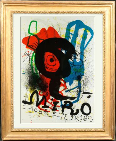 Litografia Miró - Sobreteixims