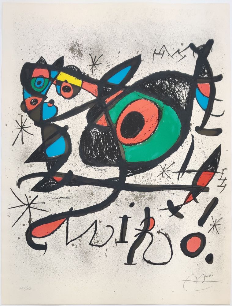 Litografia Miró - SOBRETEIXIMS I ESCULTURES