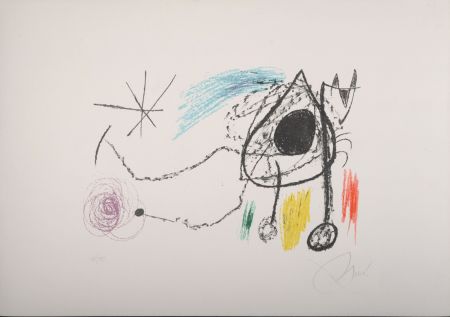 Litografia Miró - Sobreteixims i Escultures, 1972 - Hand-signed & numbered