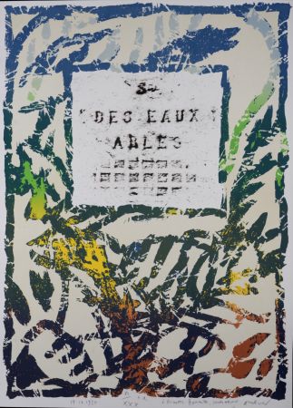 Non Tecnico Alechinsky - Société des eaux d’Arles, 1984 - Hand-signed
