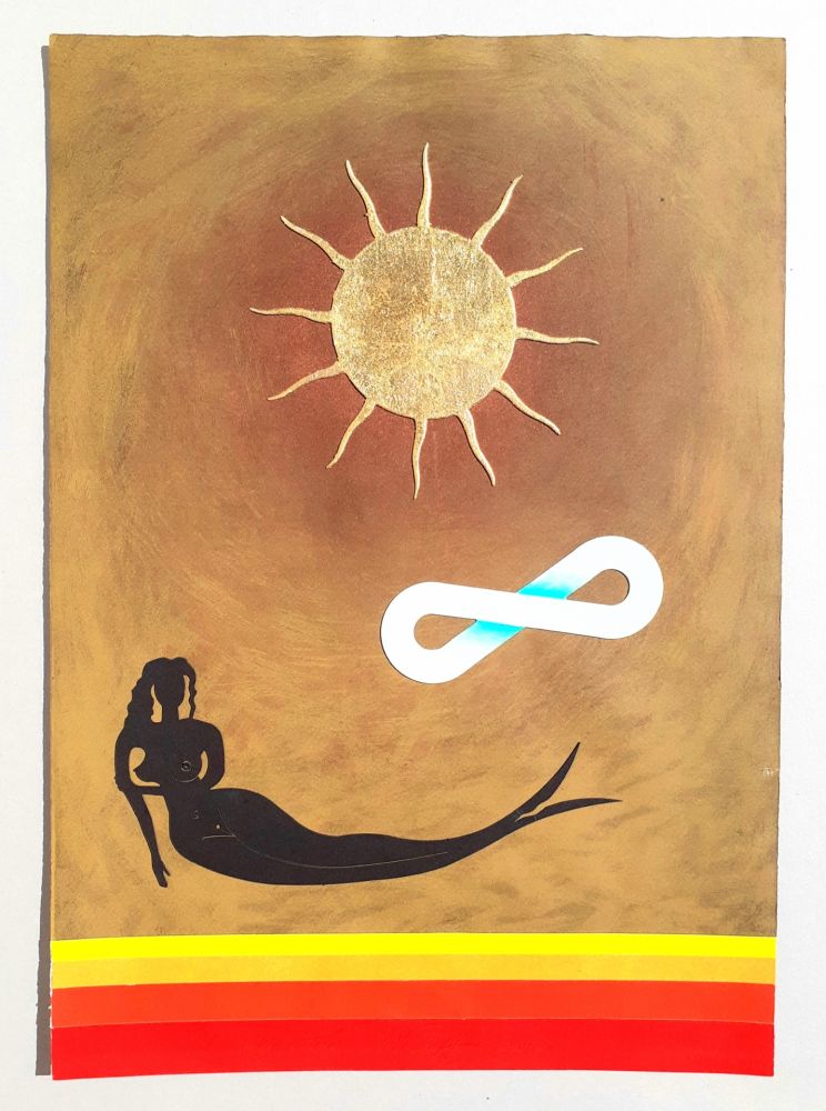 Serigrafia Del Pezzo - Sole e sirena
