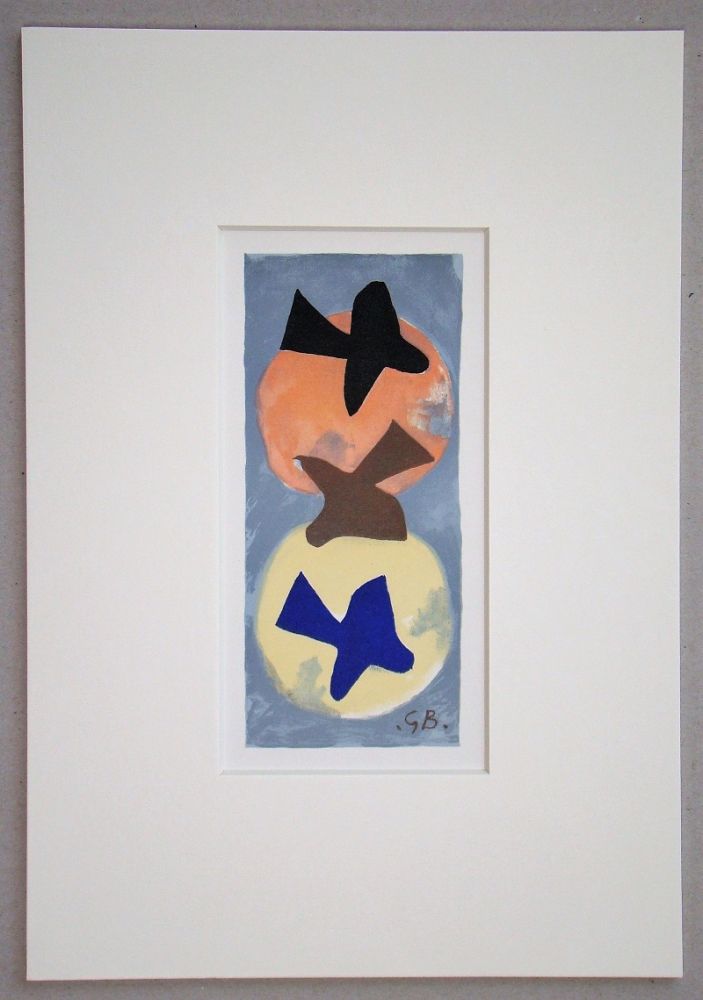 Litografia Braque (After) - Soleil et Lune I.