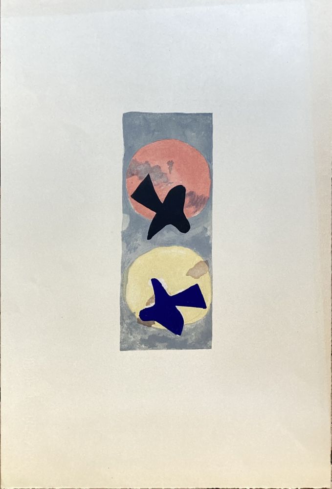 Litografia Braque - Soleil et lune II