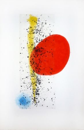 Incisione Miró - Soleil et vent