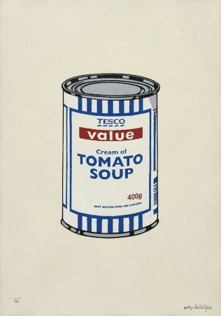 Rotocalcografia Banksy - Soup Can