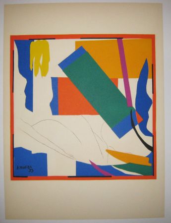 Litografia Matisse - Souvenir d'Océanie. 