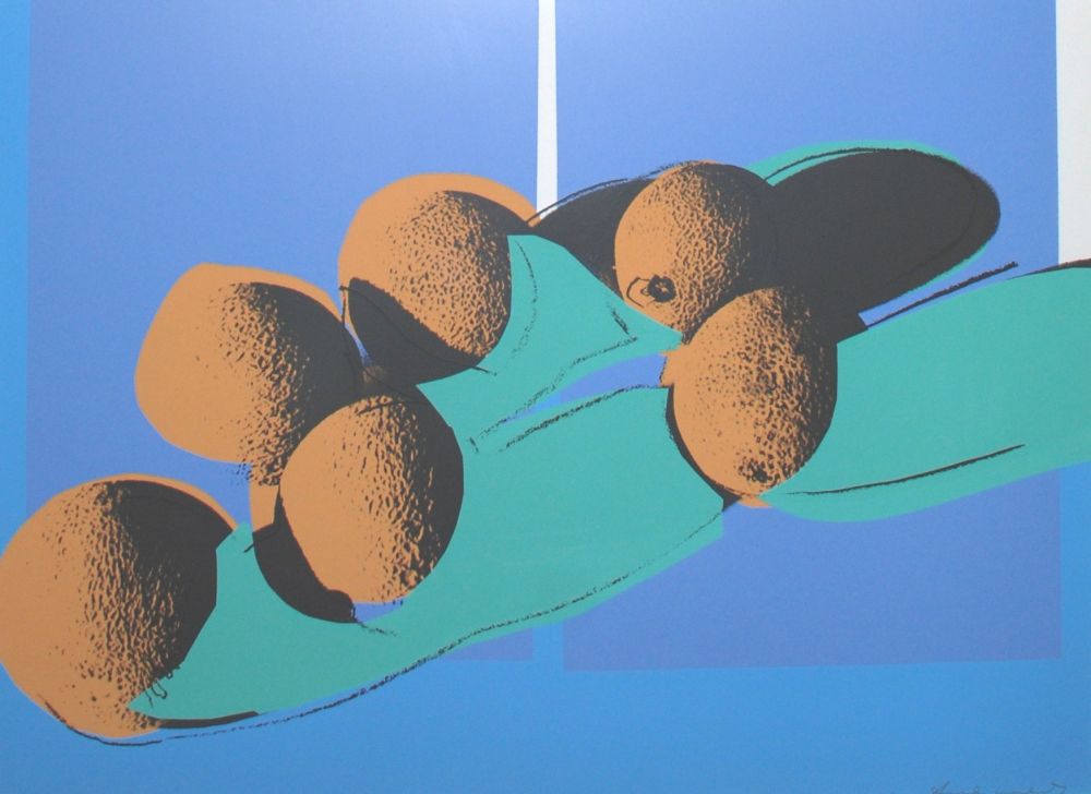 Serigrafia Warhol -  Space Fruit: Cantaloupes I 201