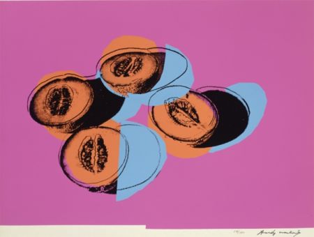 Serigrafia Warhol - Space Fruit: Cantaloupes II (FS II.198)