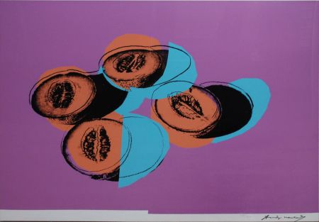 Serigrafia Warhol - Space Fruit: Cantaloupes II (FS II.198)