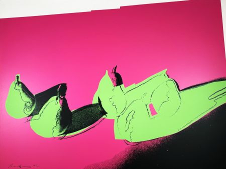 Serigrafia Warhol - Space Fruit: Pears, II.203 from the Space Fruit: Still Lifes Portfolio