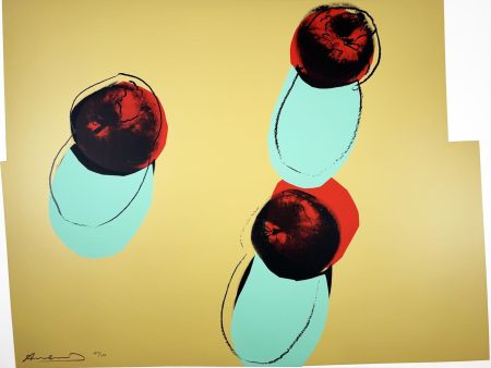 Serigrafia Warhol - Space Fruits: Apples, II.200 from the Space Fruits: Still Lifes portfolio