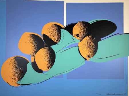 Serigrafia Warhol - Space Fruits: Cantaloupes I, II.201 from the Space Fruits: Still Lifes portfolio