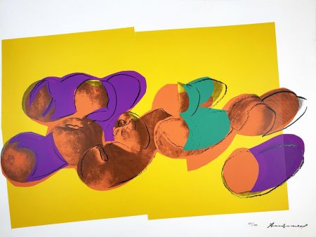 Serigrafia Warhol - Space Fruits: Peaches II, II.202 from the Space Fruits: Still Lifes portfolio