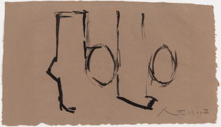 Litografia Motherwell - Spanish Elegy I