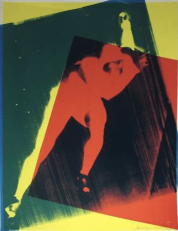 Serigrafia Warhol - Speed Skater 3 (from Art and Sports Portfolio)