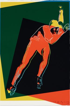 Serigrafia Warhol - Speed Skater (FS II.303) Trial Proof
