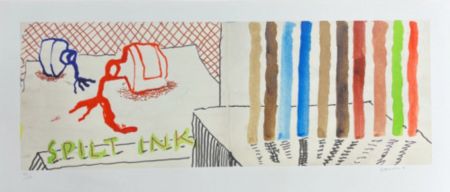 Multiplo Hockney - Spilt Ink with Tests