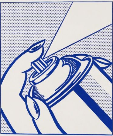 Litografia Lichtenstein - Spray Can