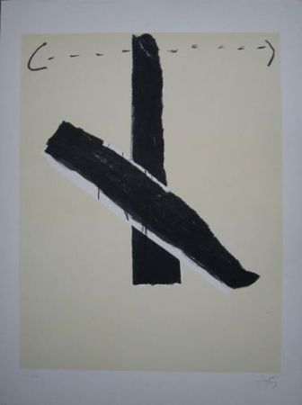 Litografia Tàpies - S/T