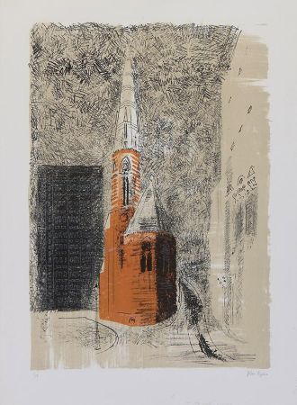 Litografia Piper - St Mary's Paddington 