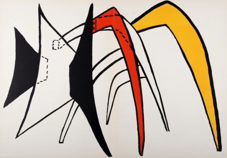 Litografia Calder - Stabiles #A, 1963
