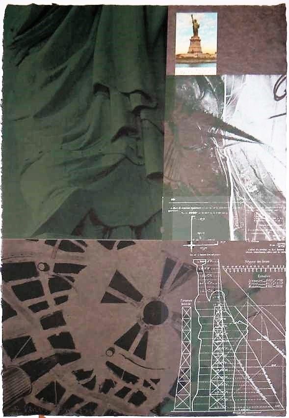 Serigrafia Rauschenberg - Statue of Liberty