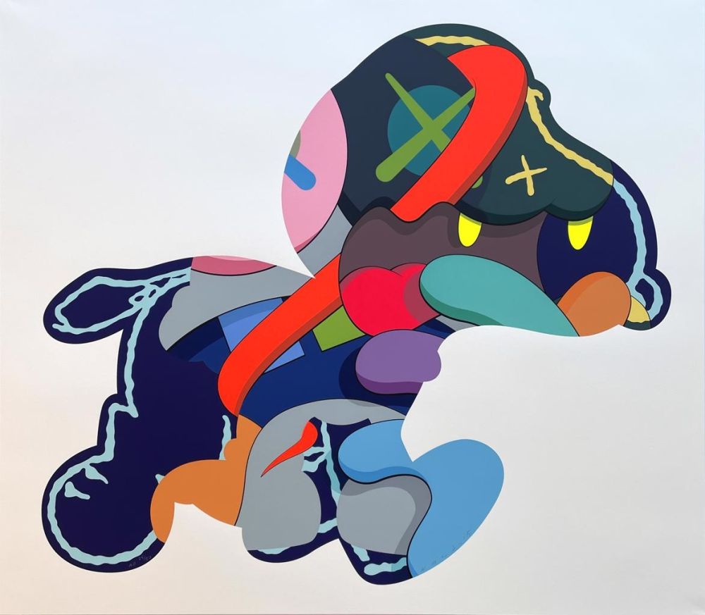 Serigrafia Kaws - Stay Steady