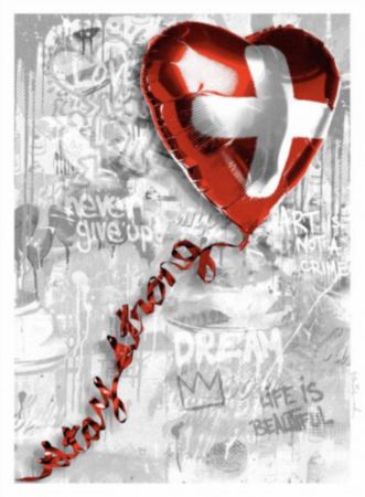 Serigrafia Mr Brainwash - Stay Strong Swiss