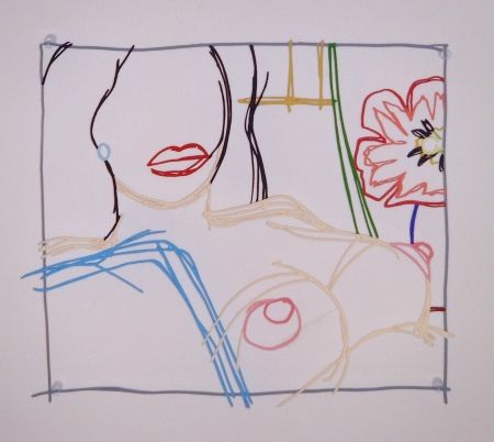 Multiplo Wesselmann - Steel Drawing: From Nude Painting