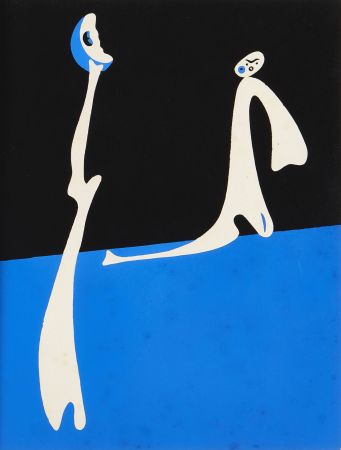Pochoir Miró - Stencil for Cahiers d’art. 1-4. 9e année 1934. 