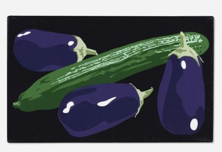 Multiplo Opie - Still Life with Aubergines and Cucumber