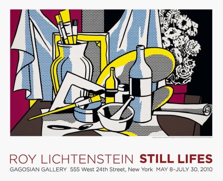 Manifesti Lichtenstein - Still Life with Palette