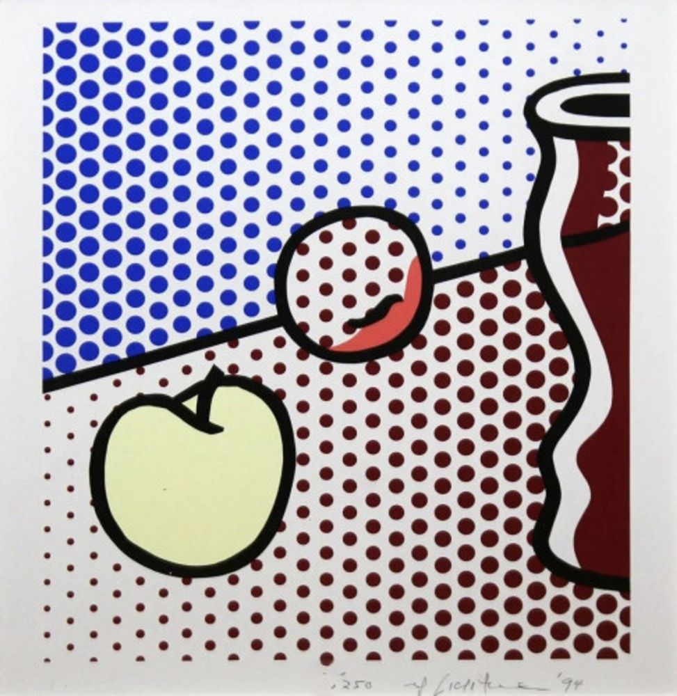 Multiplo Lichtenstein - Still Life with Red Jar