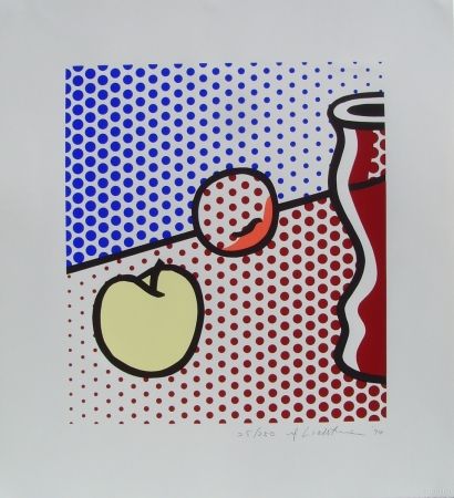 Serigrafia Lichtenstein - Still Life with Red Jar