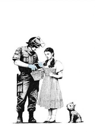 Serigrafia Banksy - Stop and Search