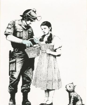 Serigrafia Banksy - Stop and search