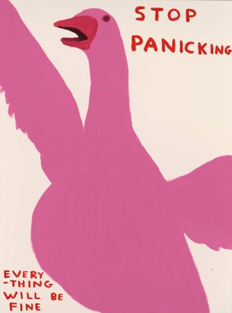 Serigrafia Shrigley - Stop Panicking