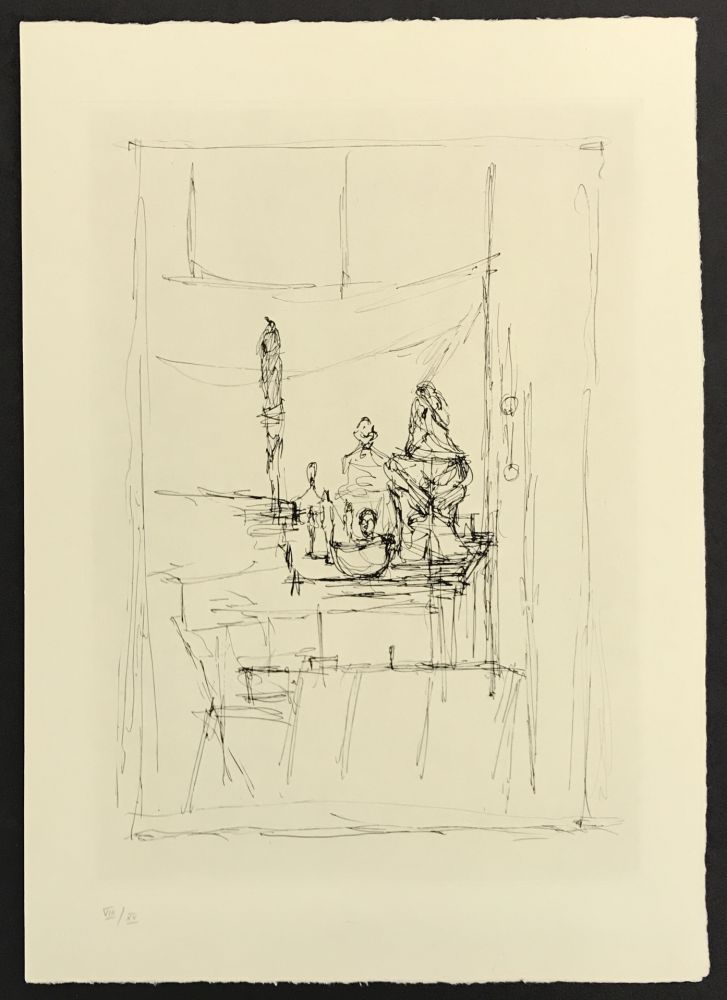 Incisione Giacometti - Studio from La Magie Quotidienne