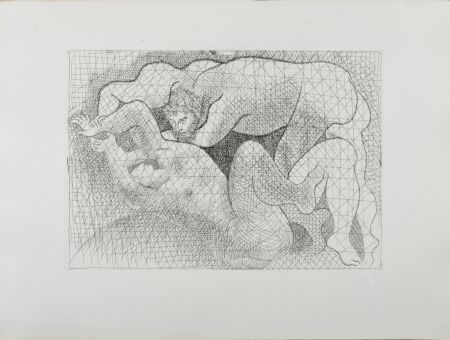 Acquaforte Picasso - Suite Vollard : Le Viol, 1931