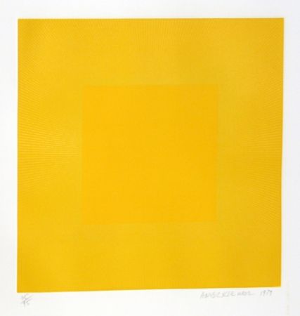 Acquaforte E Acquatinta Anuszkiewicz - Summer Suite (Yellow with Yellow)