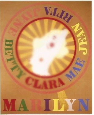 Serigrafia Indiana - Sunburst Marilyn