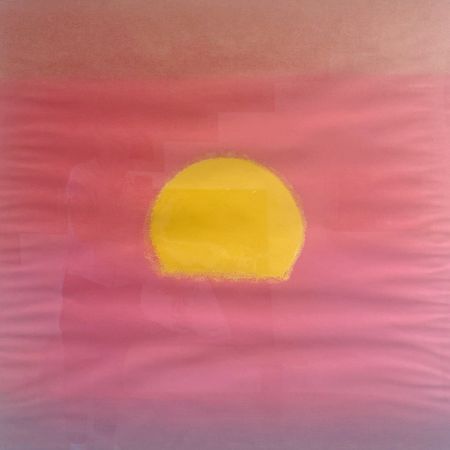 Serigrafia Warhol - Sunset (Purple/Pink/Yellow)