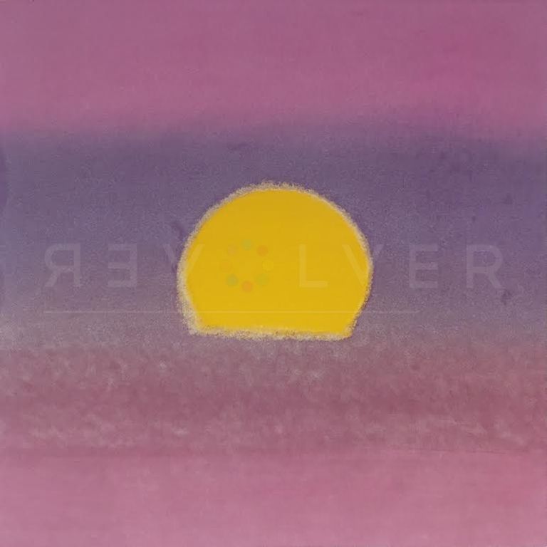 Serigrafia Warhol - Sunset (Purple/Yellow/Pink)